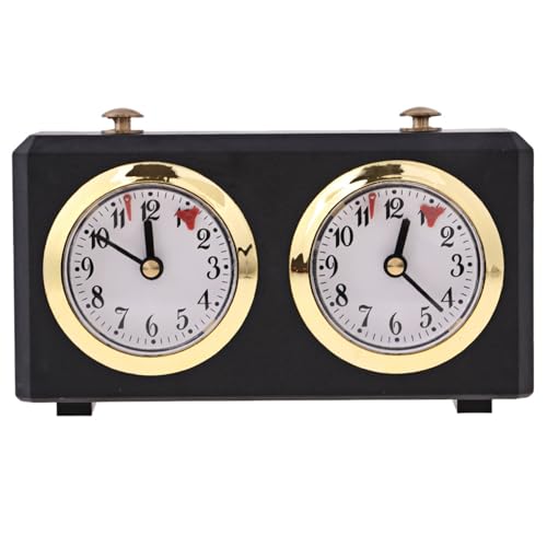 Horloge d'échecs mécanique classique au design vintage de haute précision