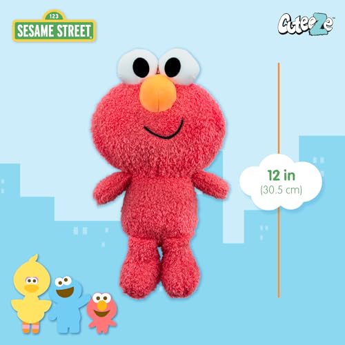 Image of Kids Preferred Sesame Street Elmo Baby's First Plush Stuffed Animal for Babies and Infants - 12 Inch Plush