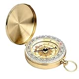 Multifunción: dirección básica, plan de posicionamiento, ángulo de acimut, ángulo de deflexión y medición del ancho del objeto. Brújula impermeable, alta sensibilidad, buena estabilidad, distingue la dirección, fija tu posición y te da la dirección y el tiempo correctos.