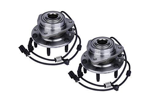 Image of Replacement Front Wheel Hub Bearing Assembly Set of 2 - Compatible with Chevy, Buick, GMC Vehicles - Rainier, SSR, Trailblazer, Envoy, Bravada, 9-7x - Replaces 951-056, 12413037, 15130858, 513188