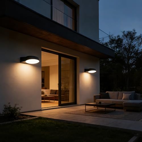Applique Murale Exterieur LED Antirouille Éclairage Puissant 1000lm