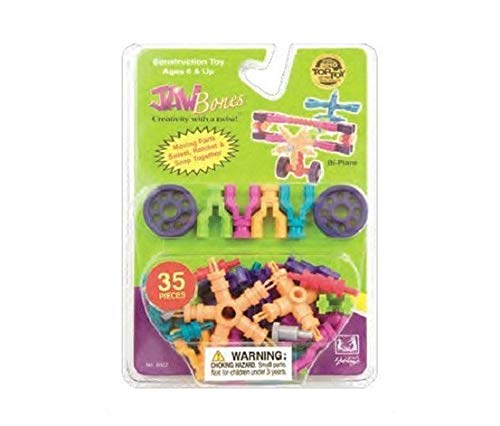 JawbonesJawbones Construction Toy, Bi Plane, 35 Pieces
