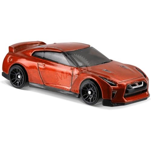 Hot Wheels 2017 Nightburnerz '17 Nissan GT-R (R35) naranja miniatura 2