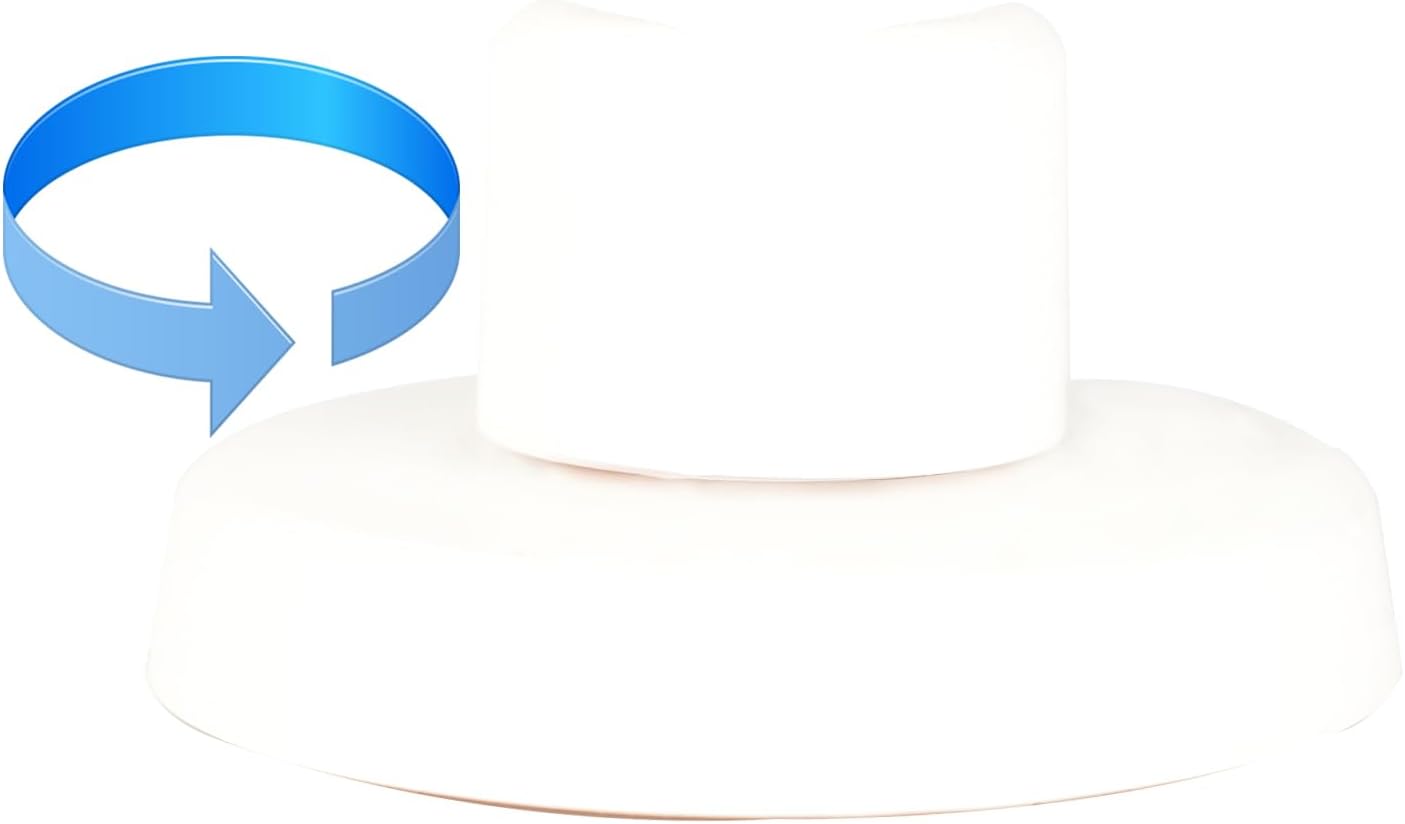 Cube Display Stand，Rotating 360°,Non-Slip, Secure- Compatible with Acrylic or Glass Cube or Puzzle Cube , Decorative Base(cube not included)
