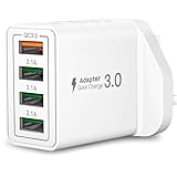Replacement 4-Port USB Fast Charger Plug 33W...