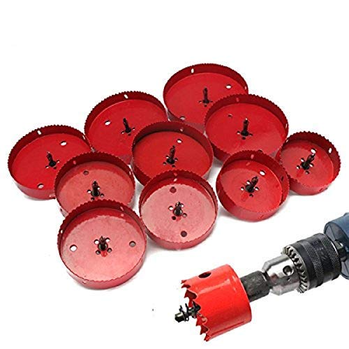 HonFitat 110-200mm M42 HSS Hole Saw Cutter Drill Bit Bi Metal Tip Drill