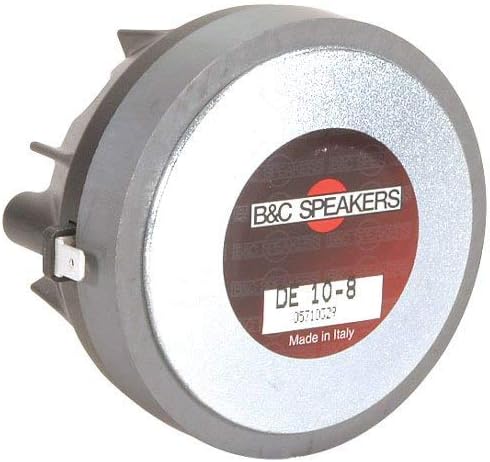 B&C DE10-8 1" Mylar Horn Compression Driver 8 Ohm 2-Bolt