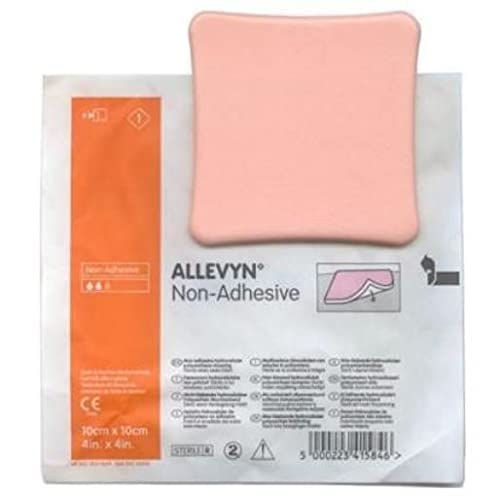 ALLEVYN Non-Adhesive 10cm x 10cm x3 Advanced Foam Wound Dressings 66007637