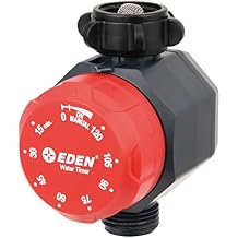 Eden Mechanical Watering Hose Timer for Lawn and Garden, 1-Zone Sprinkler Timer