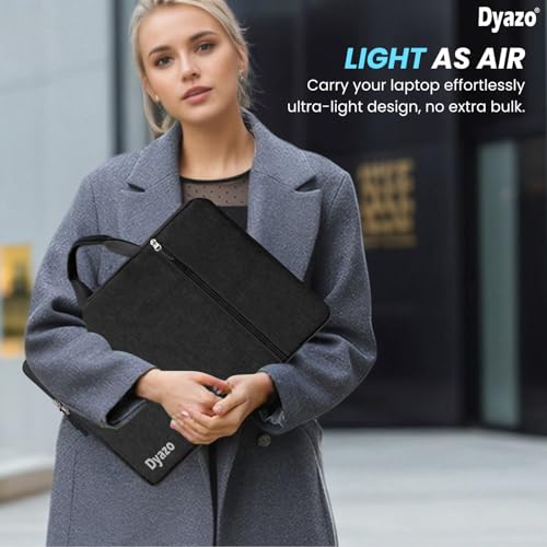 Dyazo 15.6 Inch Laptop Sleeve Black - Image 8