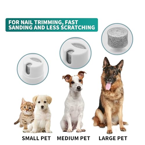 Image of Dog Grooming Kit, 4 in 1 Quiet Pet Clippers for Grooming Supplies, Cordless Cat Paw Trimmer Dog Nail Grinder, Professional Long Hair Shaver Set for Cat Matted Hair and Small Dogs