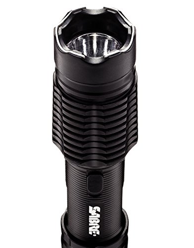 SABRE Tactical Stun Gun & LED Flashlight — Delivers 1.139 Serious Pain Inducing