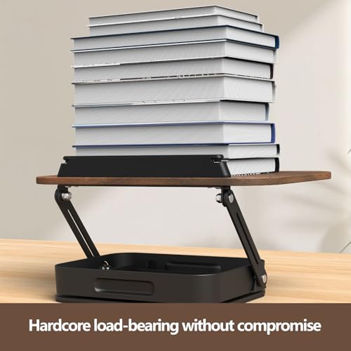 Support de livres pliable avec base tournante pour bureau - 6