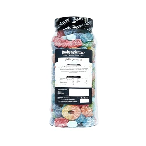 World's Greatest Dad Sweet Jar - Fathers Day Sweets - Birthday & Christmas Original Retro Pick n Mix 600g, By Bentley & Ackerman Sweet Shop. - Image 2