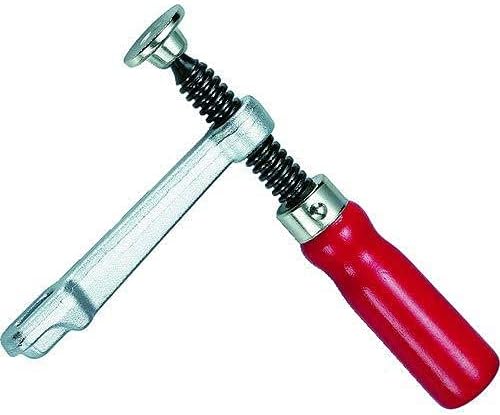 TRUSCO 2512ASW Ehoma Clamp Wooden Handle, Spare Rail Width 1.0 inch (25.0 mm), Leg 4.7 inches (120 mm)