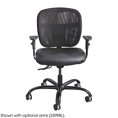 Safco 3397Bv Chair, 26D X 26W X 37H, Black Vinyl #TOP3