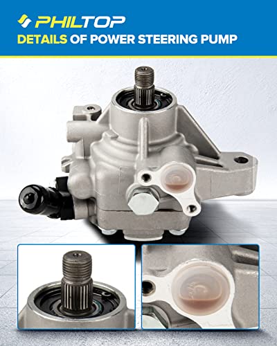 Philtop Power Steering Pump Replacement For Cr-V 2003-2008 2.4L, Cr-V 2010-2011 2.4L, Accord 2006-2007 2.4L, Rsx 2.0L 56110-Pnb-A01 21-5419 #TOP1