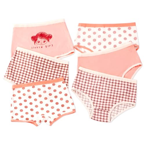 HYCLES Toddler Girls' Underwear, Cotton Girls Brief Underwear Kids Panties