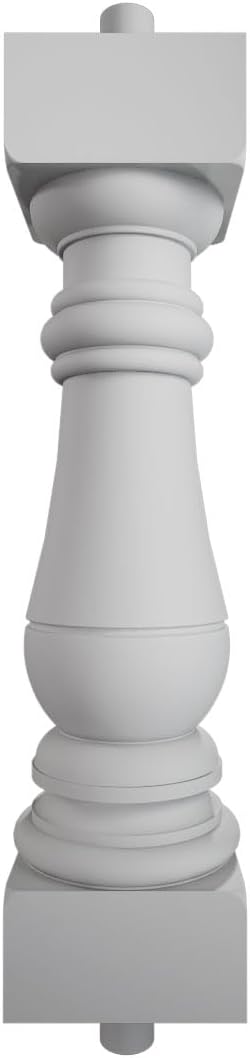 Fiberthane 700 Series Bradford Baluster: 5"W x 20"H, Fiberglass Reinforced Polyurethane (7" On-Center-Spacing to Pass 4" Sphere Code), Factory Primed