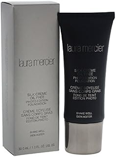 Laura Mercier Silk Creme Oil Free Photo Edition Foundation, Cashew Beige, 1 Fl