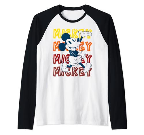 Mickey Mouse T-shirt Raglan idéal pour vos journées détente et sorties casual