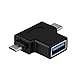 Produktbild Bewinner Mini 2 in 1 USB auf OTG Konverter Micro USB + USB 3.1 Typ C Stecker auf USB 3.0 Buchse OTG Adapter USB OTG Adapter ermöglicht es Ihrem Gerät als Host für andere USB-Geräte zu fungieren.