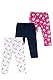 Chicco Mädchen Set aus Capri-Leggings aus Leichter Baumwolle Hose (3er Pack)