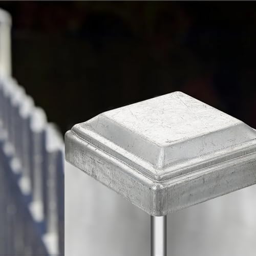Tapas de hierro para postes de valla con acabado premium y protección exterior 5