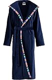 Cawö Qualität Cawö Damen Bademantel Blau Gr. 48