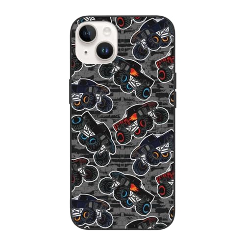 TZTTZT Compatible avec iPhone 14, coque de téléphone mignonne et cool pour véhicule tout-terrain, compatible avec iPhone 14, coque de protection antichoc pour homme et femme, blanc