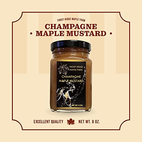 Frost Ridge Maple Farm, Champagne Maple Mustard (8 Ounce) #TOP1