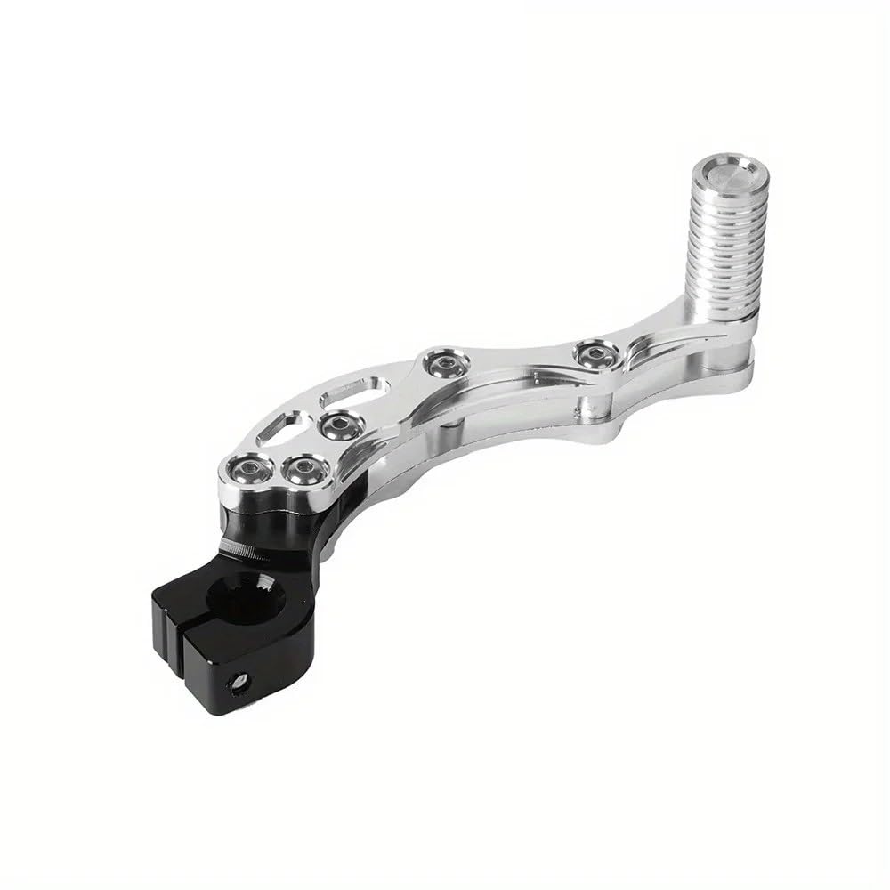 Xvedfh Silver Gear Shifter Pedal Motorcycle Cnc Kick Start Starter Lever For 49Cc 50Cc 100Cc 125Cc 139Qmb For Jog50 90 100 For Tact For Dio50 Rsz Zy10