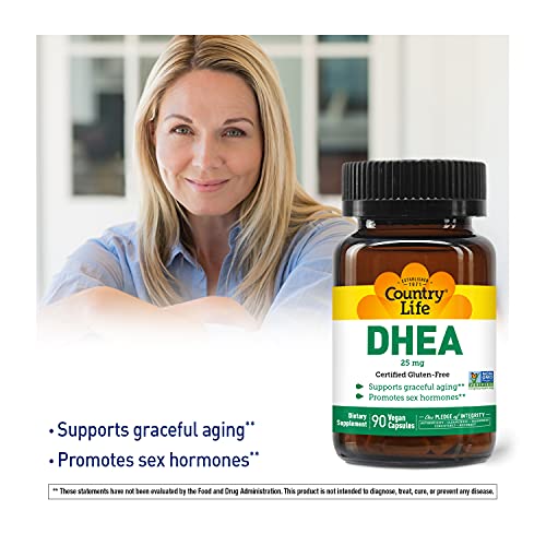 Country Life DHEA 25mg Vegan Capsules