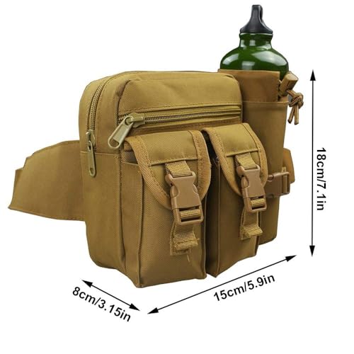 Sac banane tactique pour le cyclisme et le camping à sangle réglable