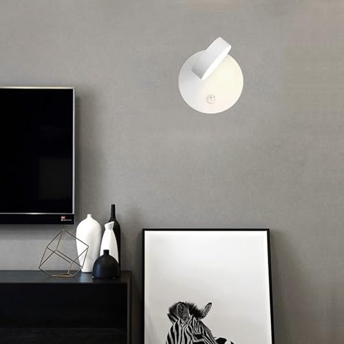 Lámpara de pared con interruptor integrado para solucionar la falta de luz en escaleras