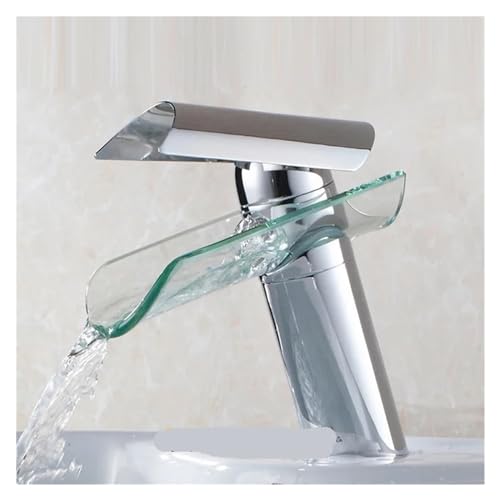 Grifo de baño de cascada para lavabos modernos y renovación de aseos con agua fría y caliente 6