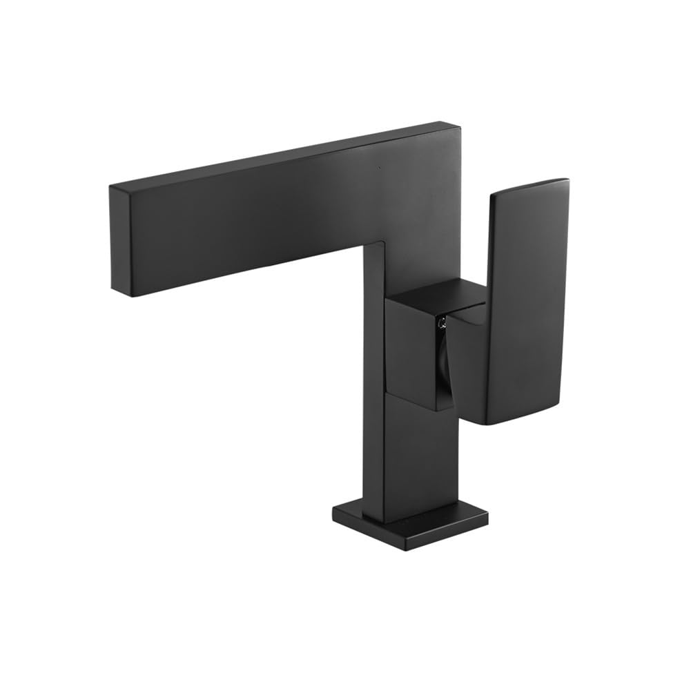 Robinet mitigeur de lavabo moderne, mitigeur salle de bain en laiton eau chaude froide tuyaux