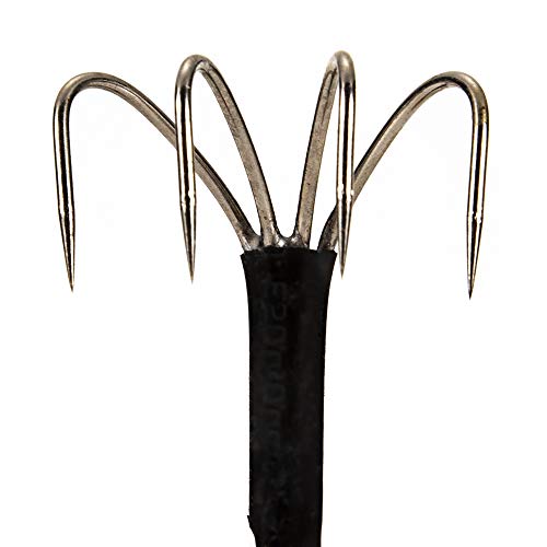 Isca de pesca, Andoer 2pcs 15cm Galvanizado Lula Jig Iscas de Pesca Lula Jig Gancho Isca Artificial