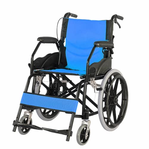 Faltbarer Rollstuhl mit Eigenantrieb und Rahmen aus Kohlenstoffstahl Cover