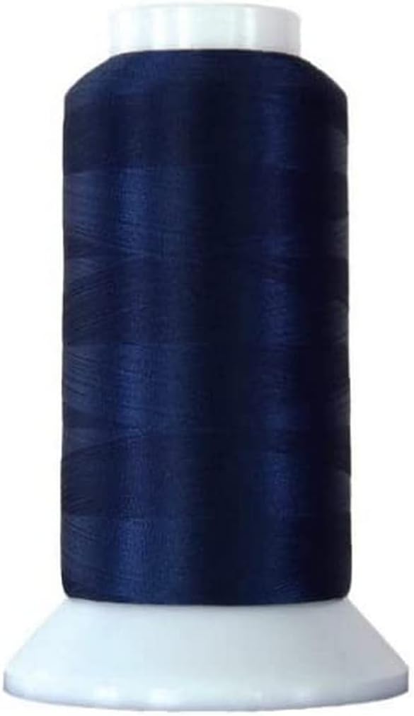 Superior Threads Bottom Line 2-Ply 60-Weight Polyester Embroidery Quilting Sewing Thread - 3,000 Yard Cone (#609 Dark Blue)