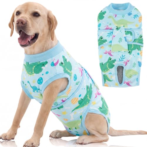 Image of FUAMEY Dog Surgery Suit, Surgical Suit for Dogs, Dog Onesie for Surgery