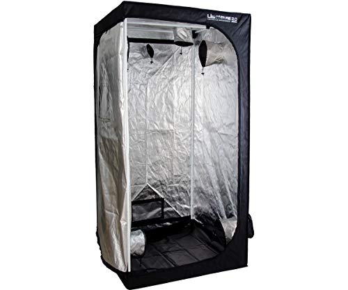 Hydrofarm LHT33 Lighthouse 2.0-Controlled Environment Tent 3 x 3 x 6.5 Black