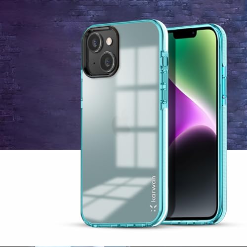 Image of KARWAN Back Cover| iPhone 14 Plus Back Cover |Polycarbonate Material| Full Camera Protection |Perfectly Fit| Case for iPhone 14 Plus - Blue