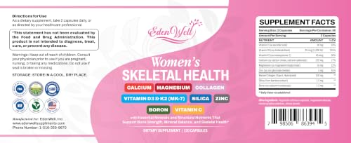 Edenwell Women's Skeletal Health Supplement