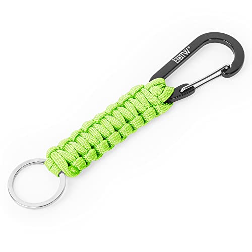 EOTW Paracord Keychain with Carabiner Heavy Duty Key Clip for Men Women