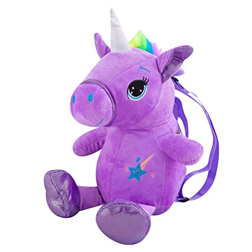 Mekta Sac à dos en peluche licorne pour enfants et bébés, lilas (Violet) - FA1143242_PP-MEKTARTAR Cover