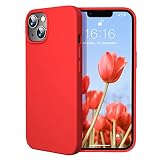 JASBON Coque pour iPhone 13 Mini | Ultra-Léger Ultra-Mince Case iPhone en Silicone | Housse Protective Etui Anti-Choc Anti-Rayure Gel | Case pour iPhone XIII Mini 5.4 Pouces - Rouge