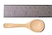 Brccee AC 4PCS Mini Wooden Spoons Condiments Salt Spoons Tembusu Wood (4)