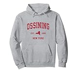 Photo Gallery ossining new york ny - stampa sportiva vintage felpa con cappuccio Photo Gallery ossining new york ny - stampa sportiva vintage felpa con cappuccio