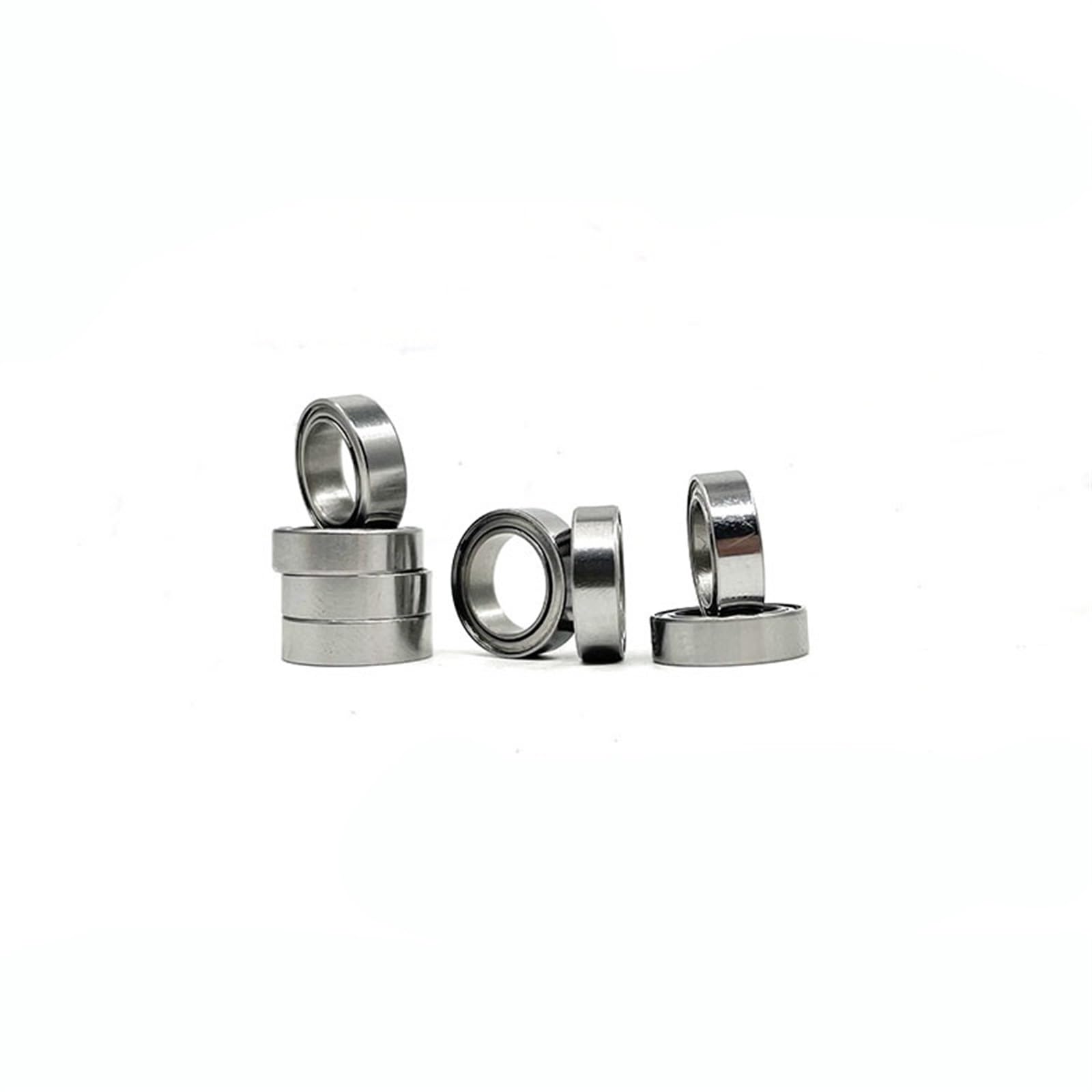 Rodamiento de Bolas Miniatura de Acero Inoxidable 440, 10 Unidades, SMR52ZZ, SMR63ZZ, SMR74ZZ, SMR85ZZ, SMR105ZZ, SMR115ZZ, SMR128ZZ, SMR137ZZ.(ABEC-5 P5,SMR63ZZ 3x6x2.5mm)